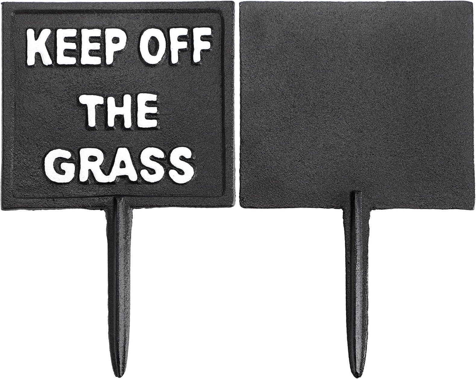 PERFECT PLANTS Please Keep Off The Grass metal sign : Amazon.co.uk: Garden