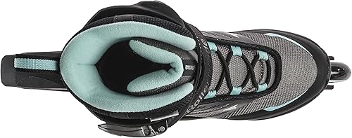 Miniatura 9 de Rollerblade Zetrablade - Patines en línea para mujer, color negro y azul claro, patines en línea de rendimiento