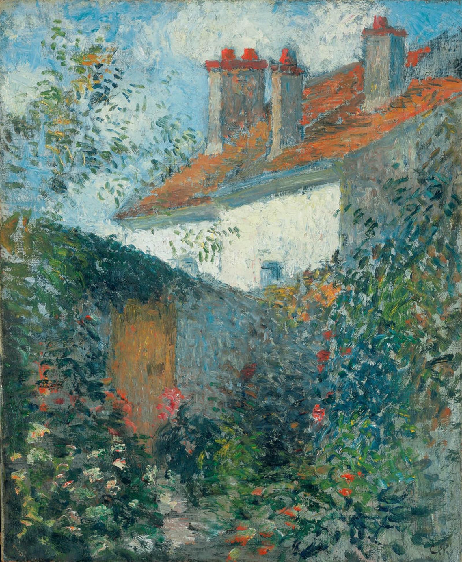 POSTERIIk Famous Modern Artwork Art Mural Study At Pontoise by Camille Jacob Pissarro Oil Paintings Pictures for Home Decor 60x90cm