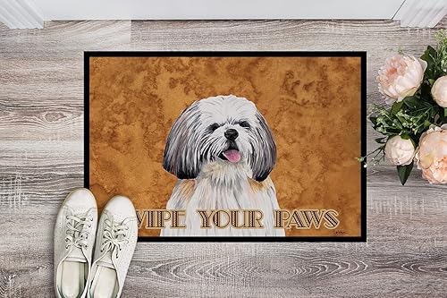 Miniatura 2 de Caroline's Treasures SC9128JMAT Shih Tzu - Tapete para interiores o exteriores, 24 x 36 pulgadas, 36 pulgadas de largo x 24 pulgadas de ancho,
