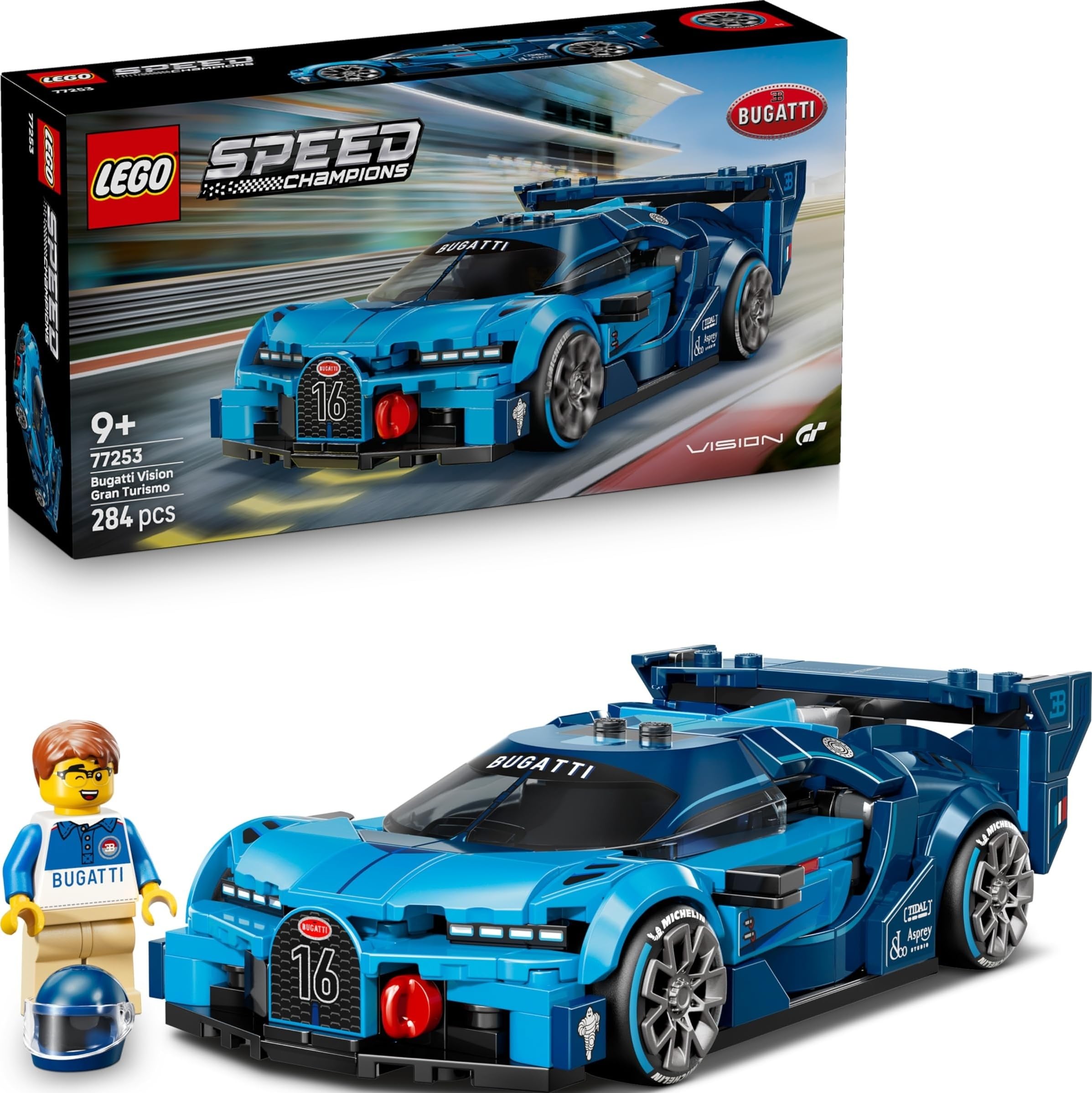 Lego   Speed Champions Bugatti Vision Gran Turismo Hyper Sports Car 77253, Sports Direct