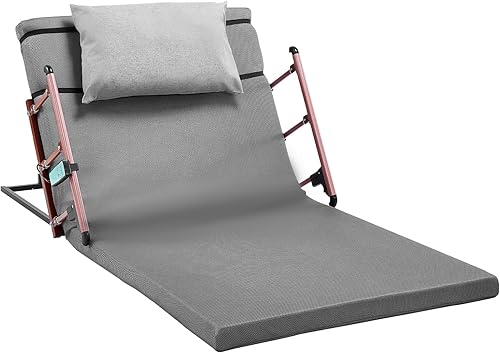 Miniatura 11 de VEVOR Respaldo elevador eléctrico para cama, capacidad de 300 libras, respaldo de cama de elevación ajustable de 4 a 68, con rieles plegables para