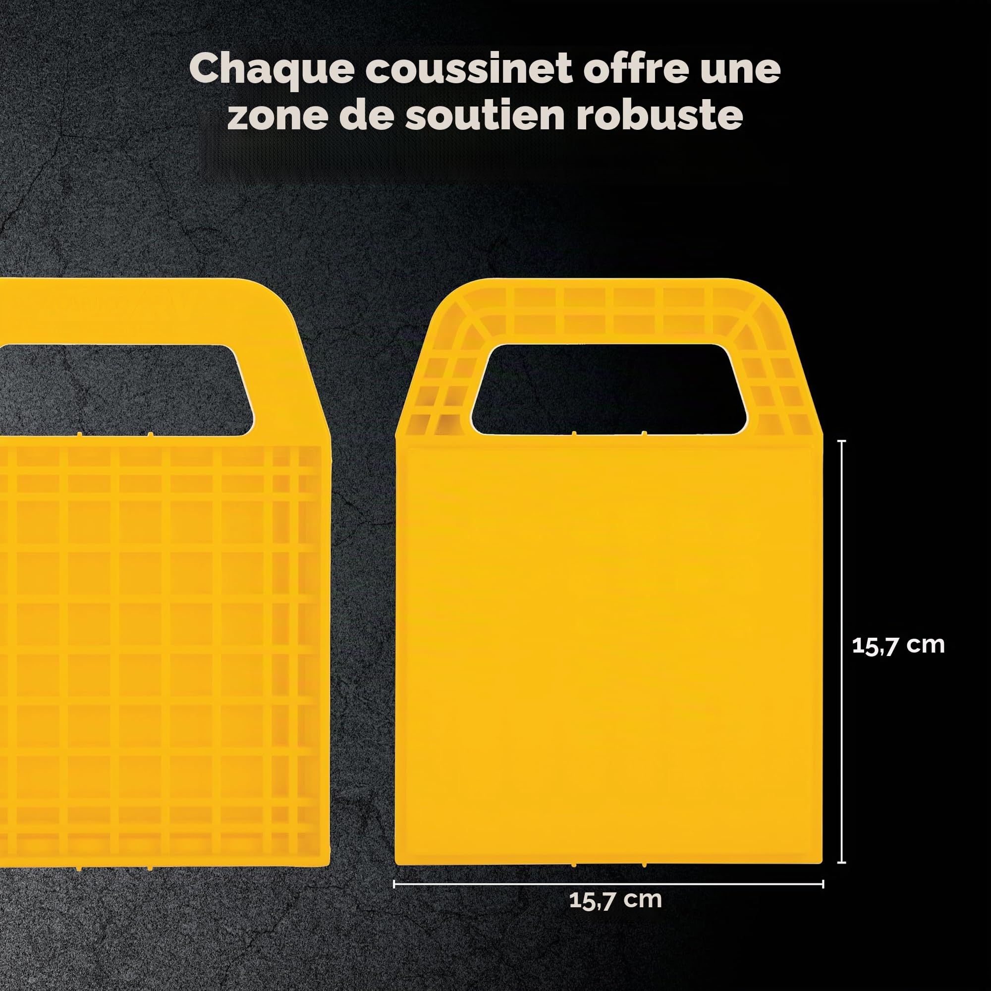 Camco 44595 Pièces et Accessoires pour Camping-Car Blocs de Soutien