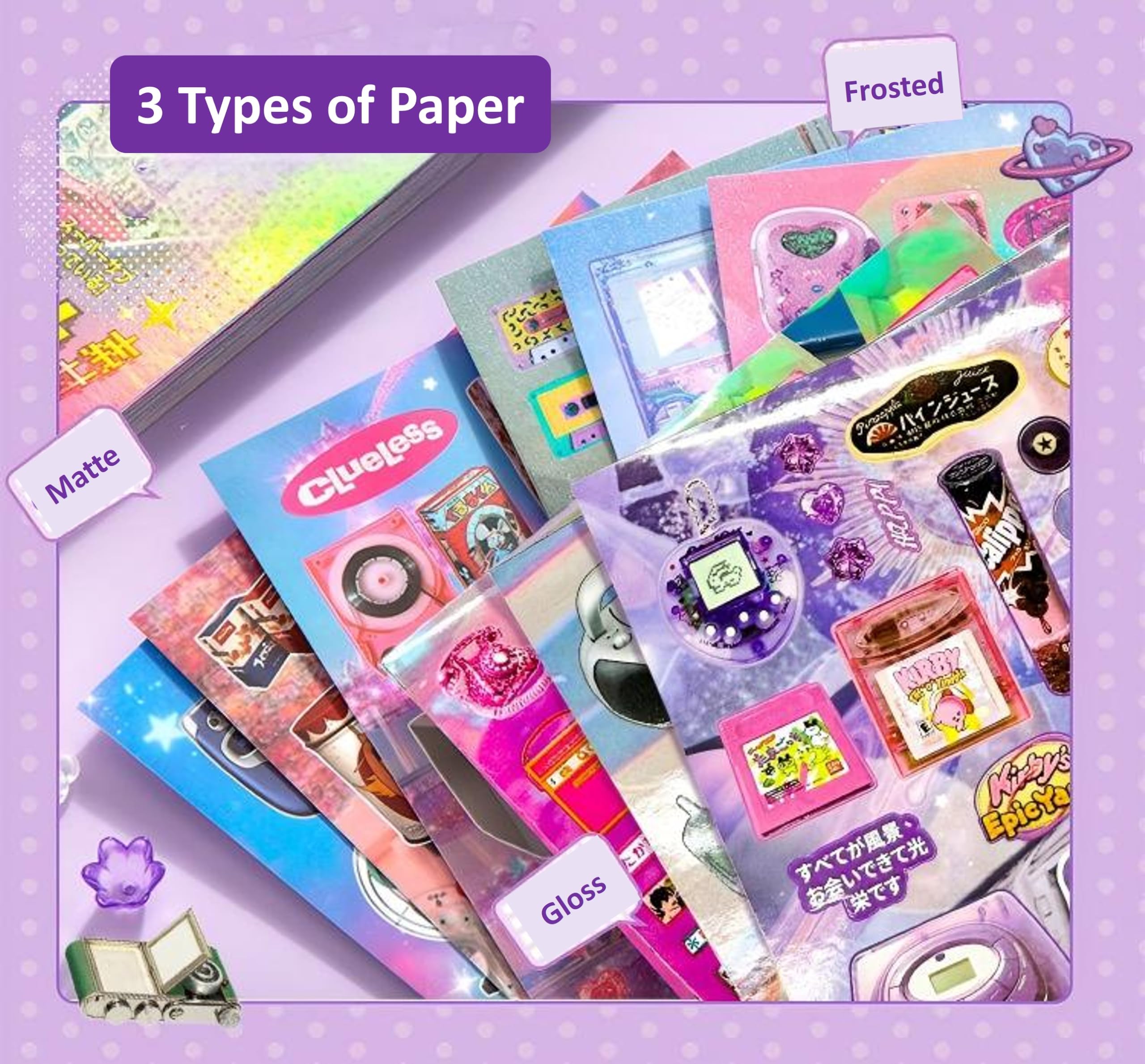 Amazon.com: Japanese Retro Sticker Book, 800 Cartoon Stickers Book