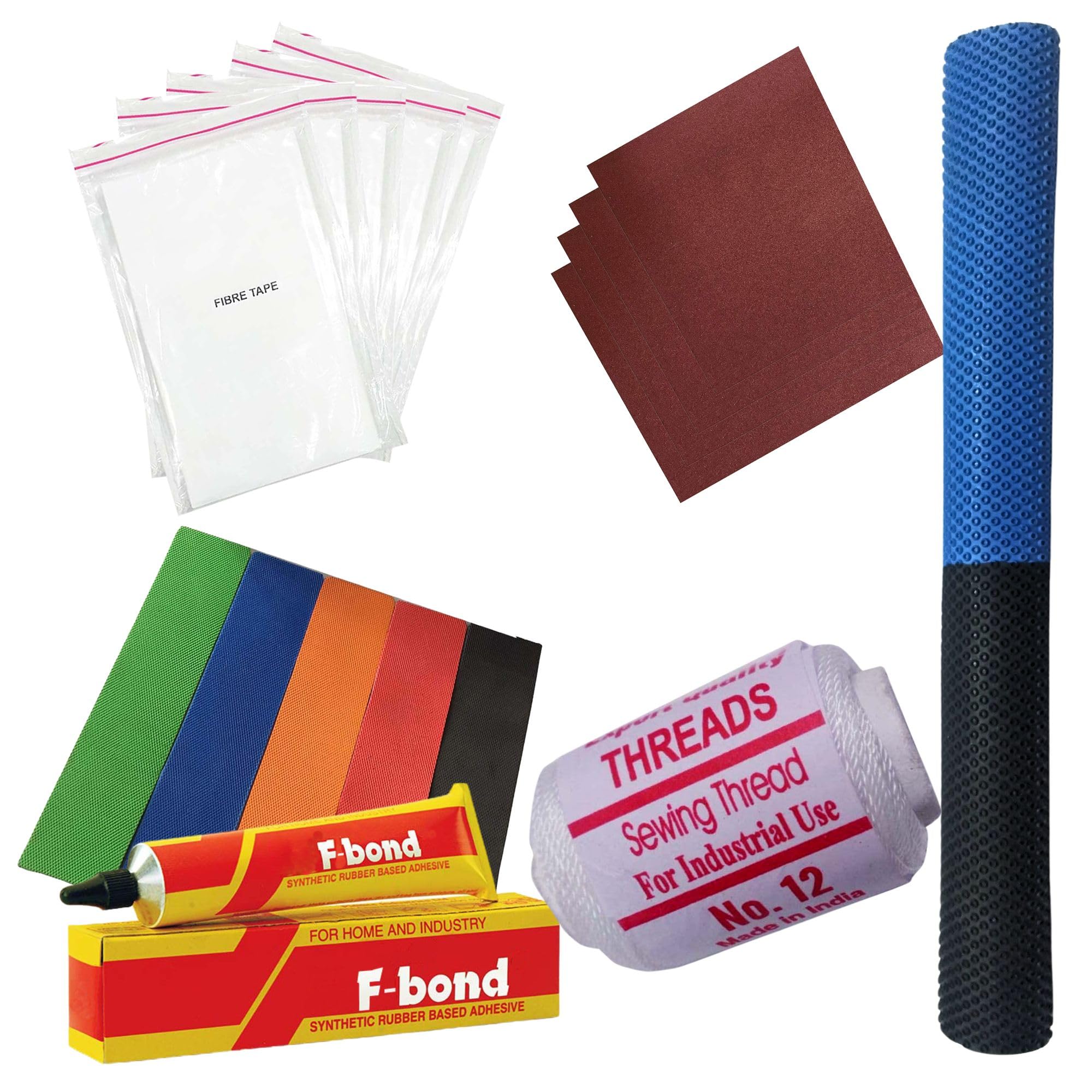 Fit City Cricket Bat Protection Kit, 5 Toe Guards, 10ml Favibond, 5 Scuff Sheets, 4 Sandpapers, 1 Handle Thread, 1 Bat handle Grip (B0D8H55KM8) Amazon Price History, Amazon Price Tracker