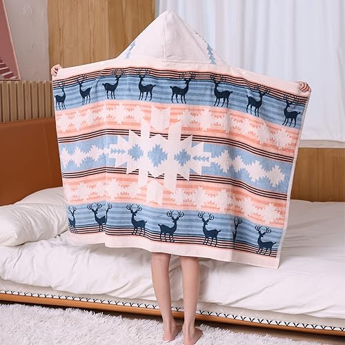 Miniatura 4 de Toallas de baño para niños, toalla para niños con capucha para playa, baño, piscina, toallas de natación de 30 x 50 pulgadas, tamaño grande, ultra