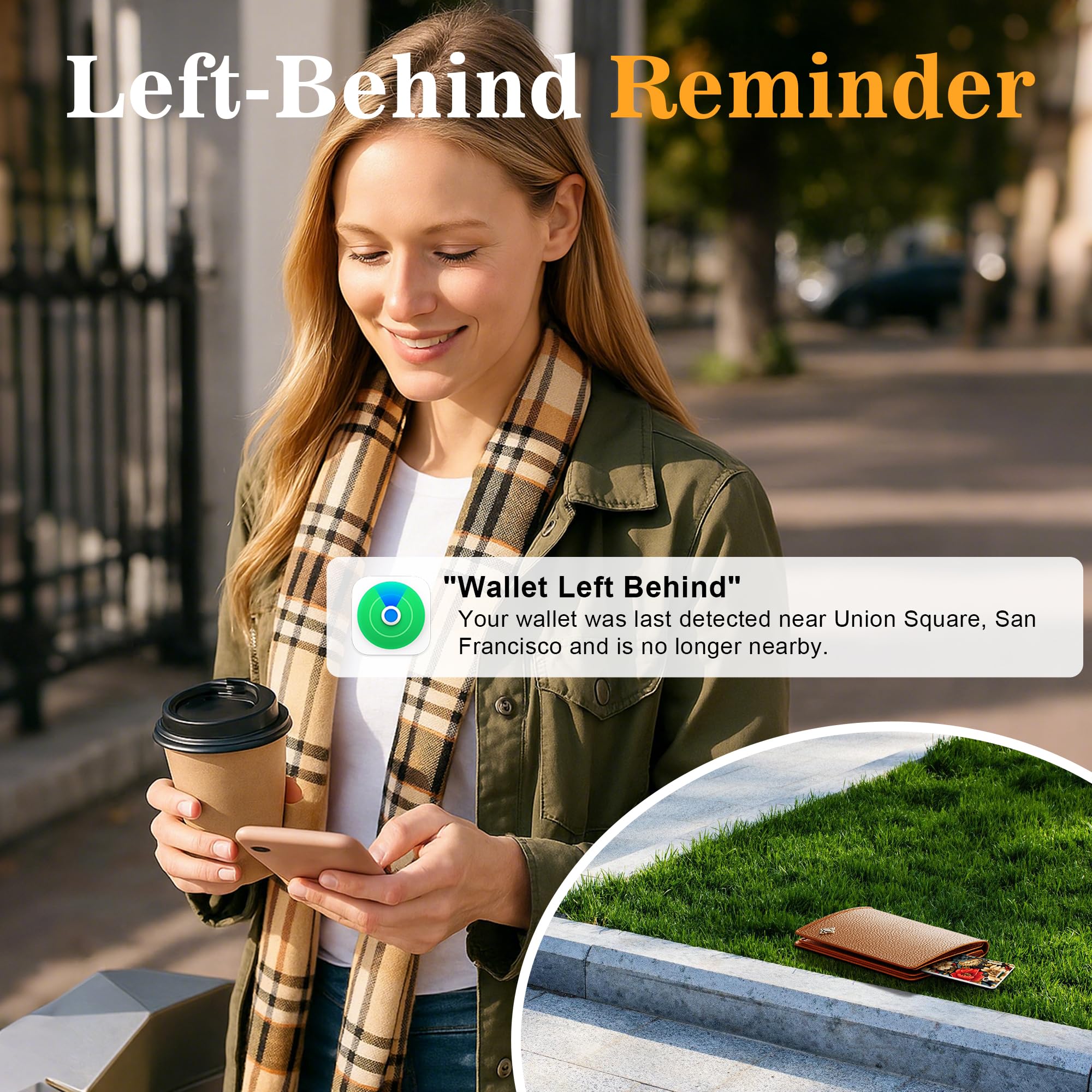 1 pz Bluetooth Tracker Smart Finder, Smart Card Wallet Finder GPS Tracker, Key Finder e Localizzatore di oggetti per chiavi, borse, passaporti-19