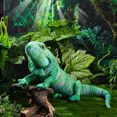 Miniatura 2 de Lizard Stuffed Animals 37.4'' Realistic Plush Toy Lizard Toy Soft Plush Reptile Gift for Boys Girls Animal Lovers Birthday Easter(Iguana)