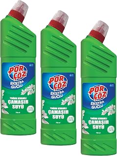 Porçöz Çamaşır Suyu Bahar Tazeliği 750 Ml (3 paketi)