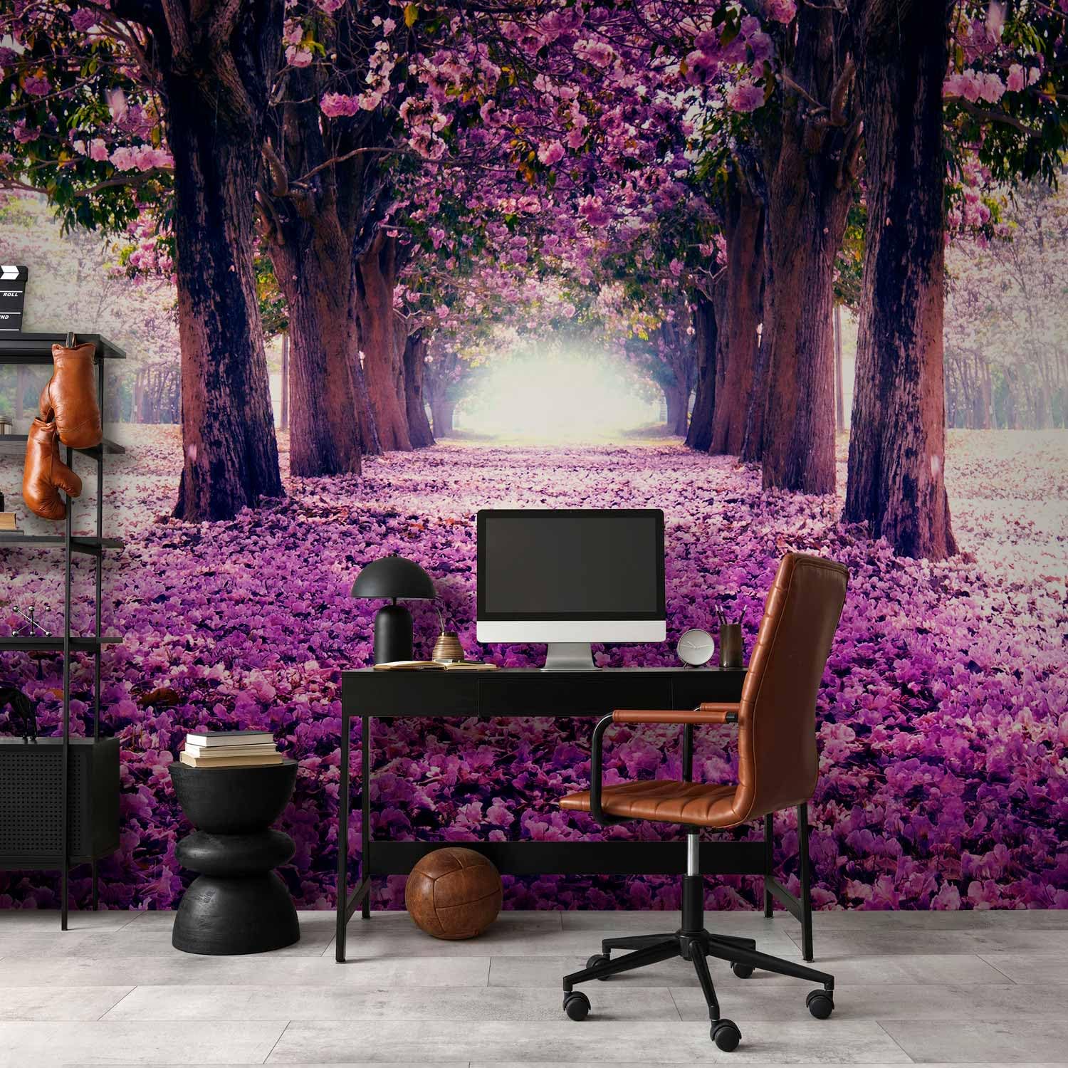 murando - Fototapete Vlies Weg, 400x280 cm, Schlafzimmer, Wohnzimmer | Full HD Druck, 3D-Effekt, lichtbeständige Farben, ideal fürs Wohn- oder Schlafzimmer, schnelle Montage, lichtbeständig, edel