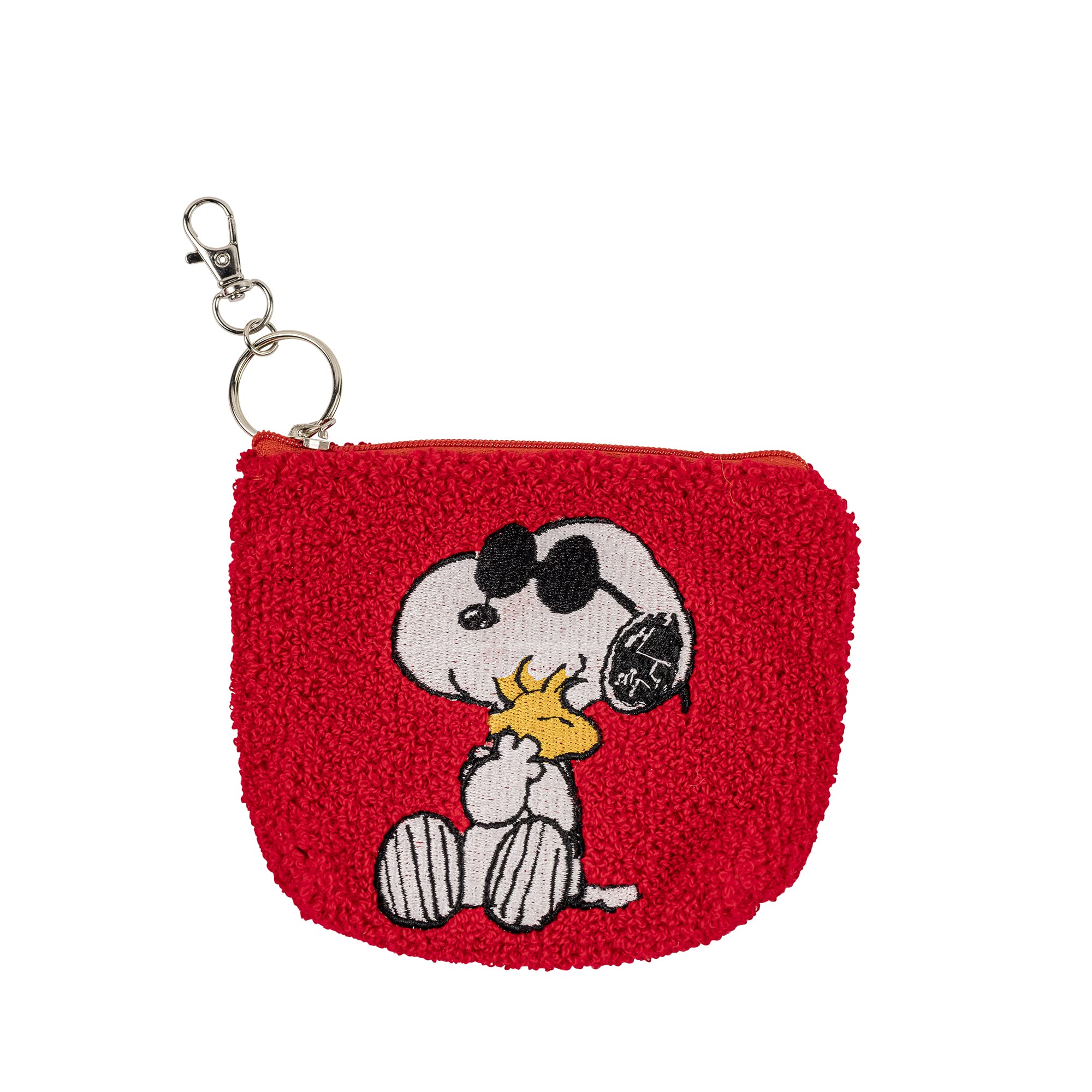 Disney Peanuts Snoopy Red and White Purse Keychain