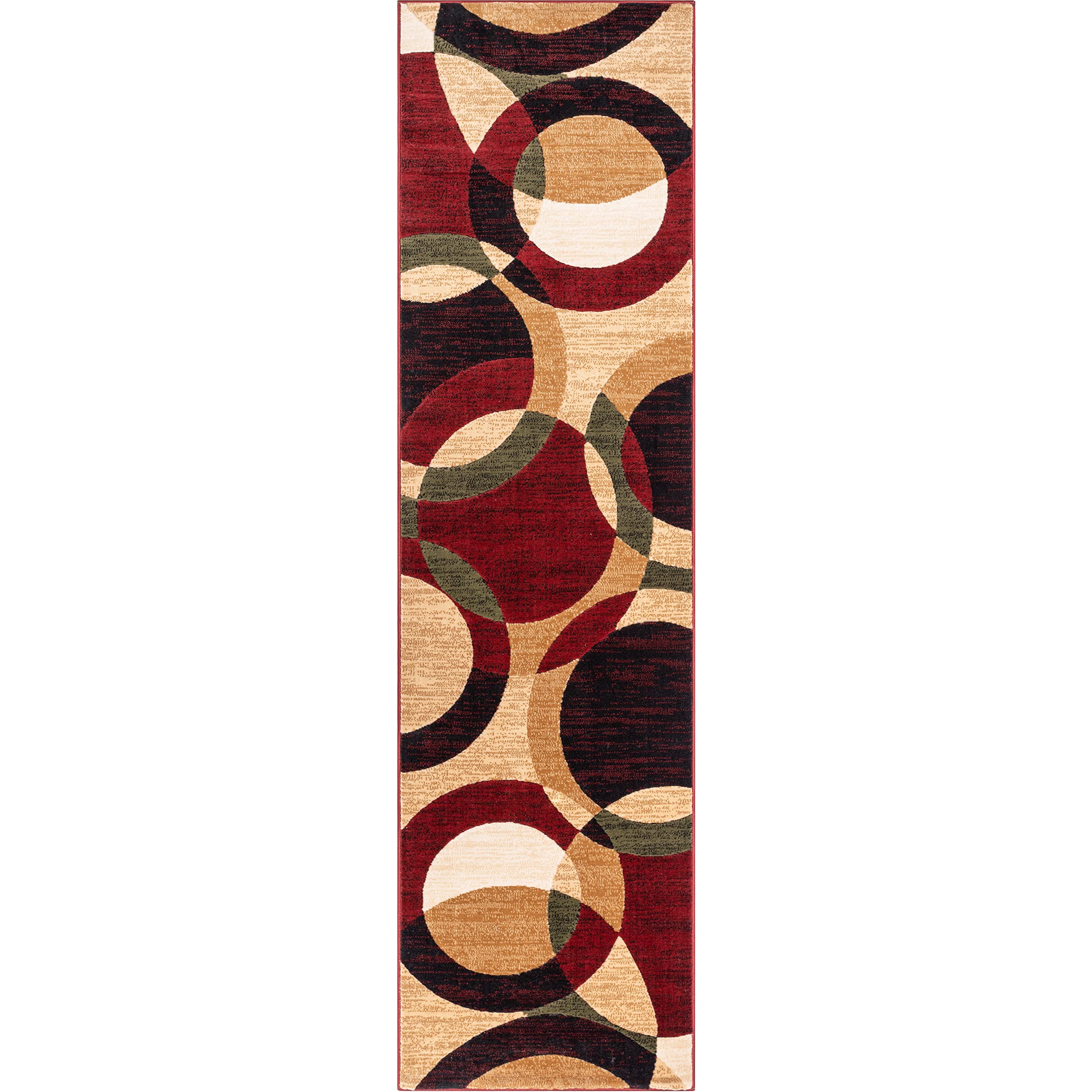 Well Woven Dulcet Bingo Red Modern Geometric 2'7