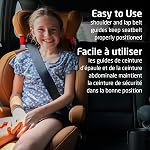 Maxi-Cosi RodiSport 2-in-1 Siège auto booster convertible & Modes sans arrière-plan 7-Position Guides de ceinture intégrés , Système rigide-LATCH , Cognac