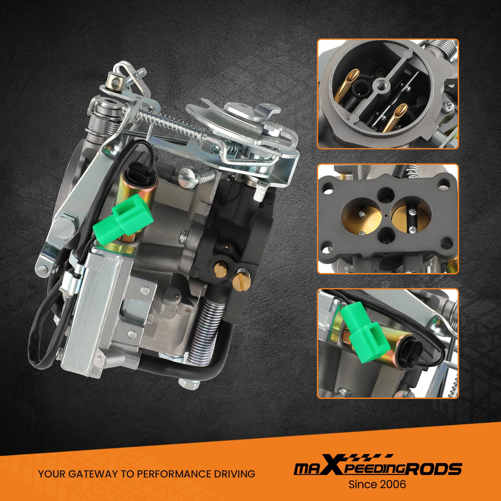 maXpeedingrods Carburator para Toyota 4K para Corolla 77-81 Starlet 82-84 2110013170 Carburador/carb