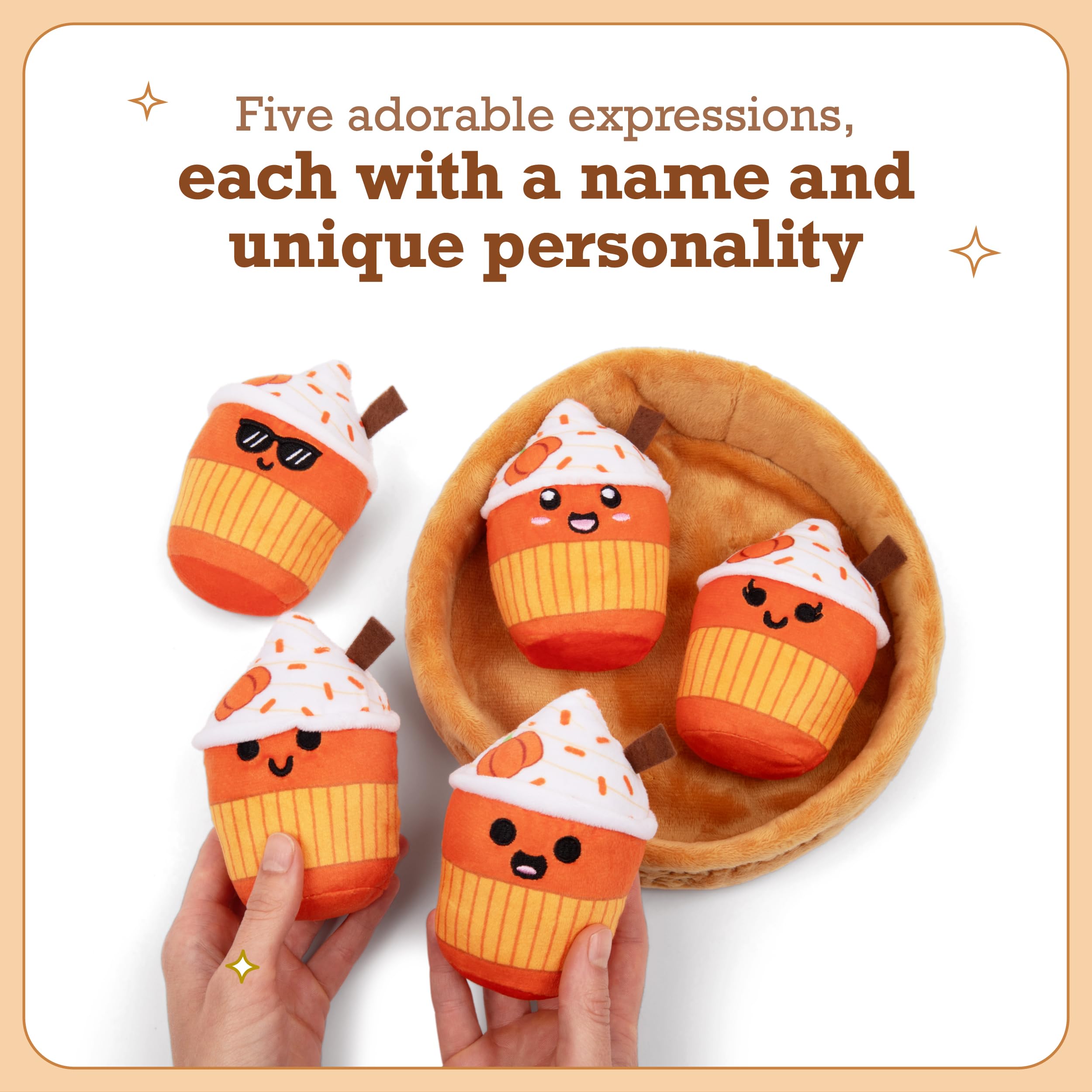 Emotional Support Lattes by Relatable, Fall Plushies Stuffed Animal Toy, Perfect Small Gift for Coffee Lovers Gift Baskets - Image 2