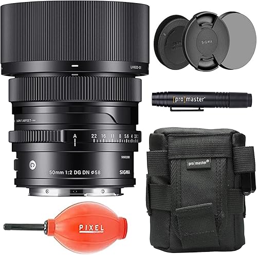 Miniatura 3 de Sigma 1.969 in f/2 DG DN - Lente contemporánea para Sony E Mount con accesorio avanzado y paquete de viaje 314965 Lente Sigma Sony E de 1.969 in