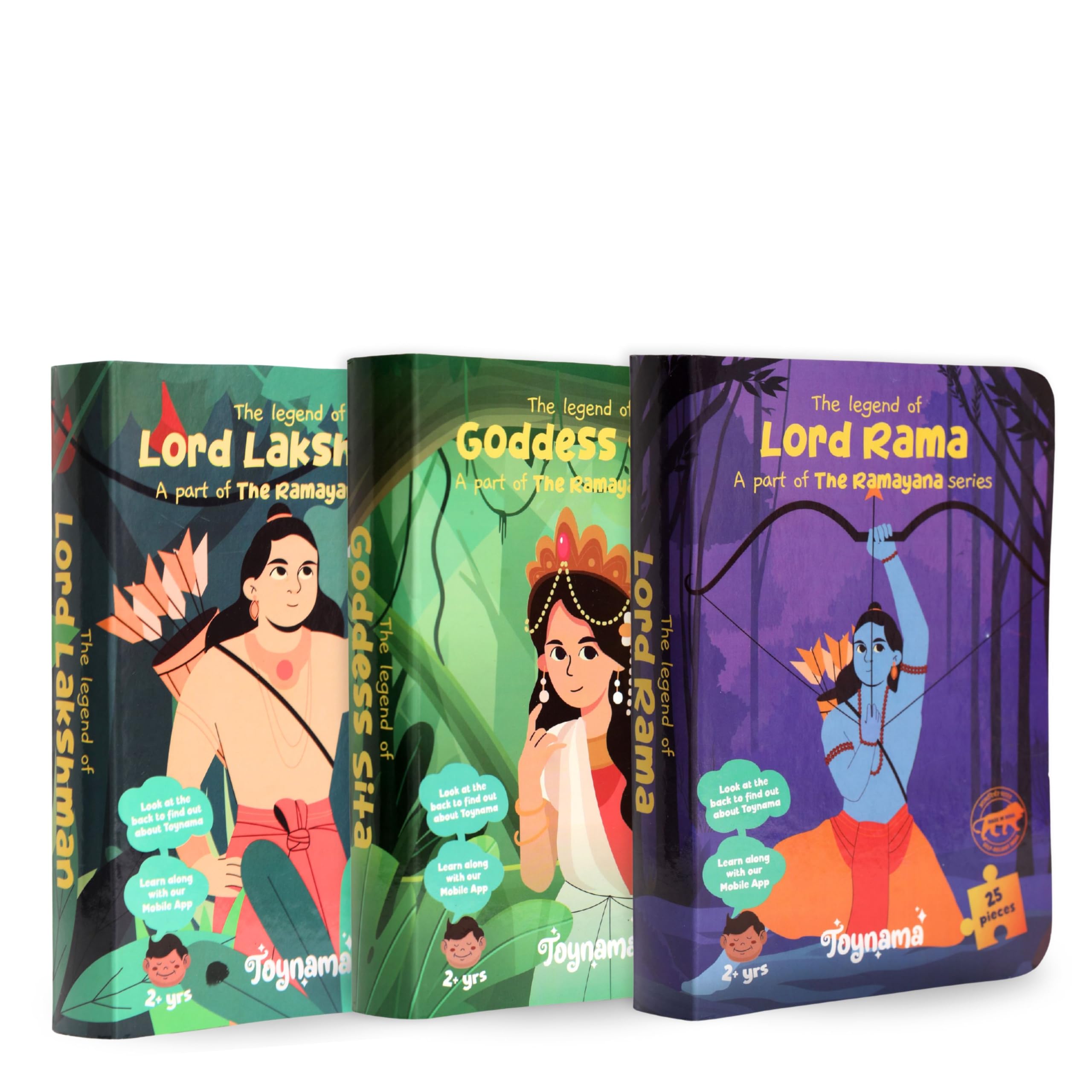 Toynama Educational Toys for Kids - Ram, Sita and Lakshman 25 Pcs Set of 3 Jigsaw Puzzles Ages 2+ | Cultural Interactive Learning with App (B0CMJ61NHK) Amazon Price History, Amazon Price Tracker
