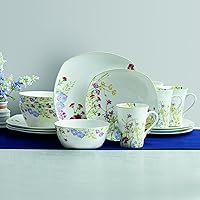 Vista 7 de Mikasa Wildflower Garden 16-Piece Dinnerware Set, Service For 4