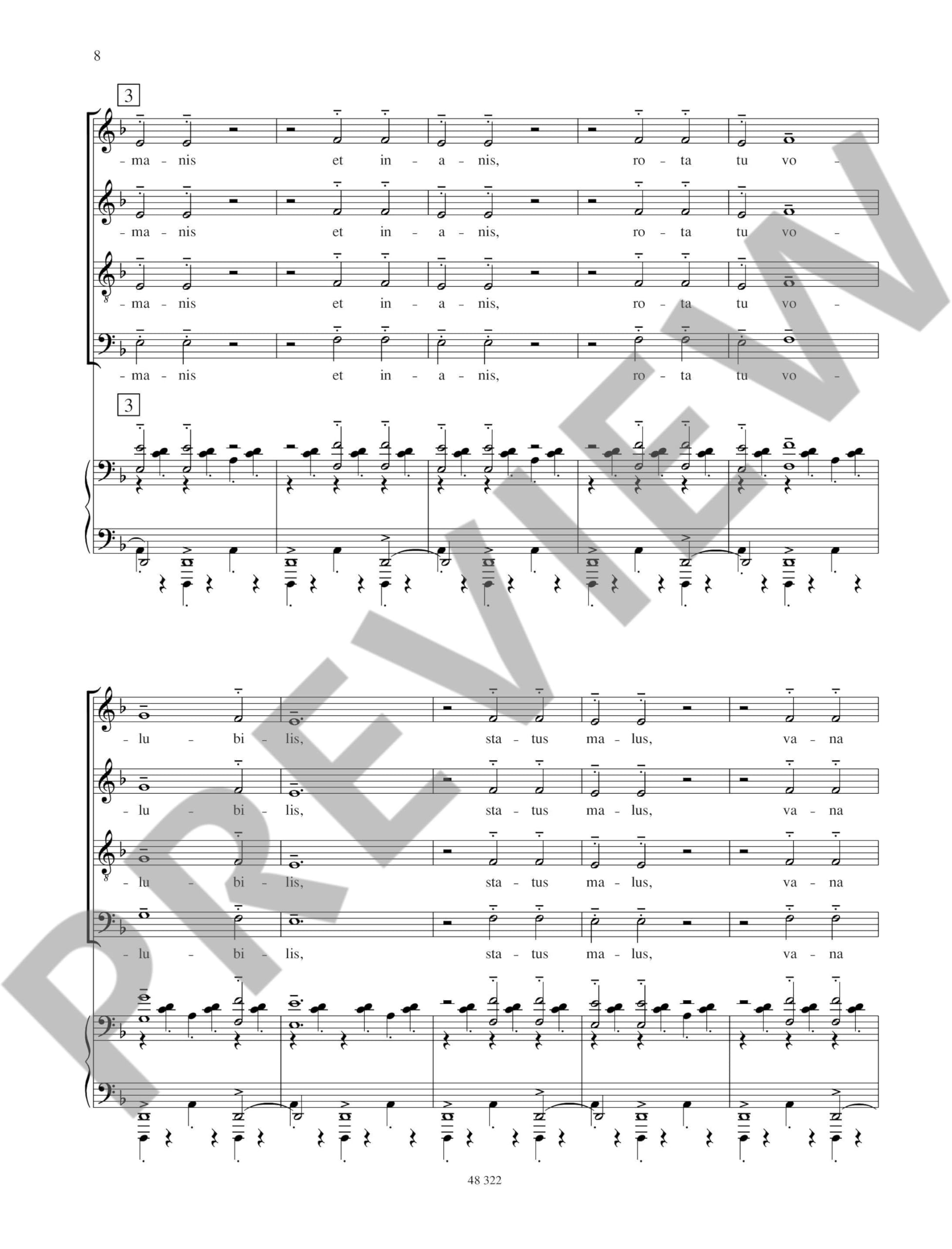 Carmina burana chant: Cantiones profanae. Soli (STBar), gemischter Chor (SATB), Kinderchor und Orchester. Klavierauszug.
