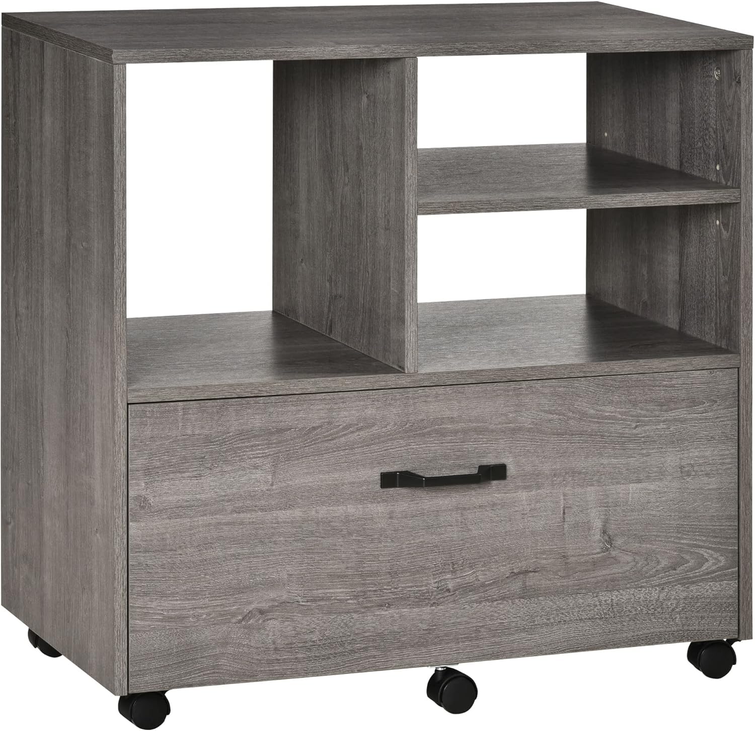 Vinsetto Lateral Filing Printer Stand, Mobile Office File