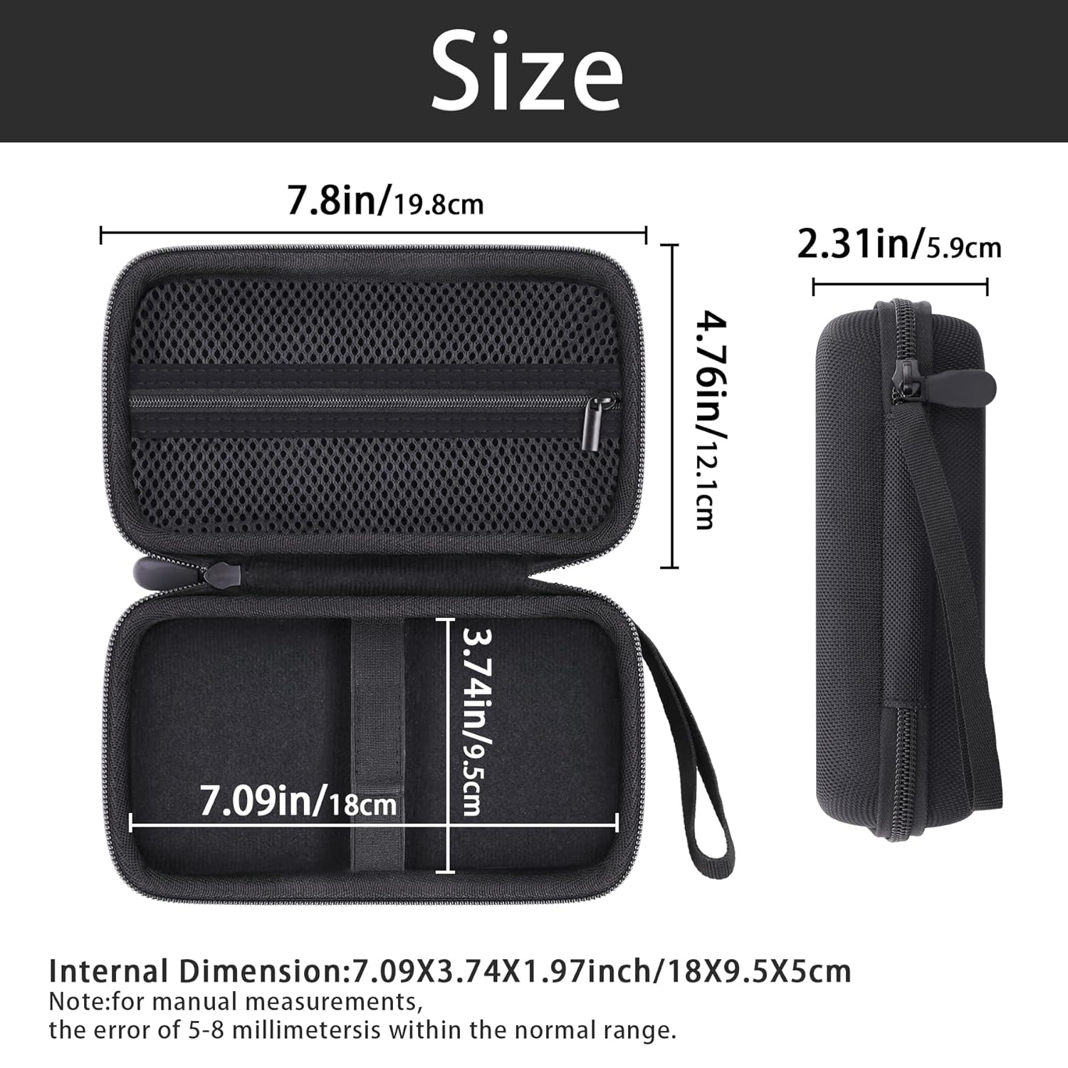 khanka Hard Travel Case Replacement for Anbernic RG406h Retro Handheld Game Console,Case Only.