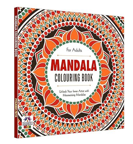 Mandala Art Book for Adults Tear Out Sheets (Art Coloring, Drawing, Painting for Stress Relieving, Relaxing &amp; Meditation) High Quality Big 160 GSM for Frame After Colouring
