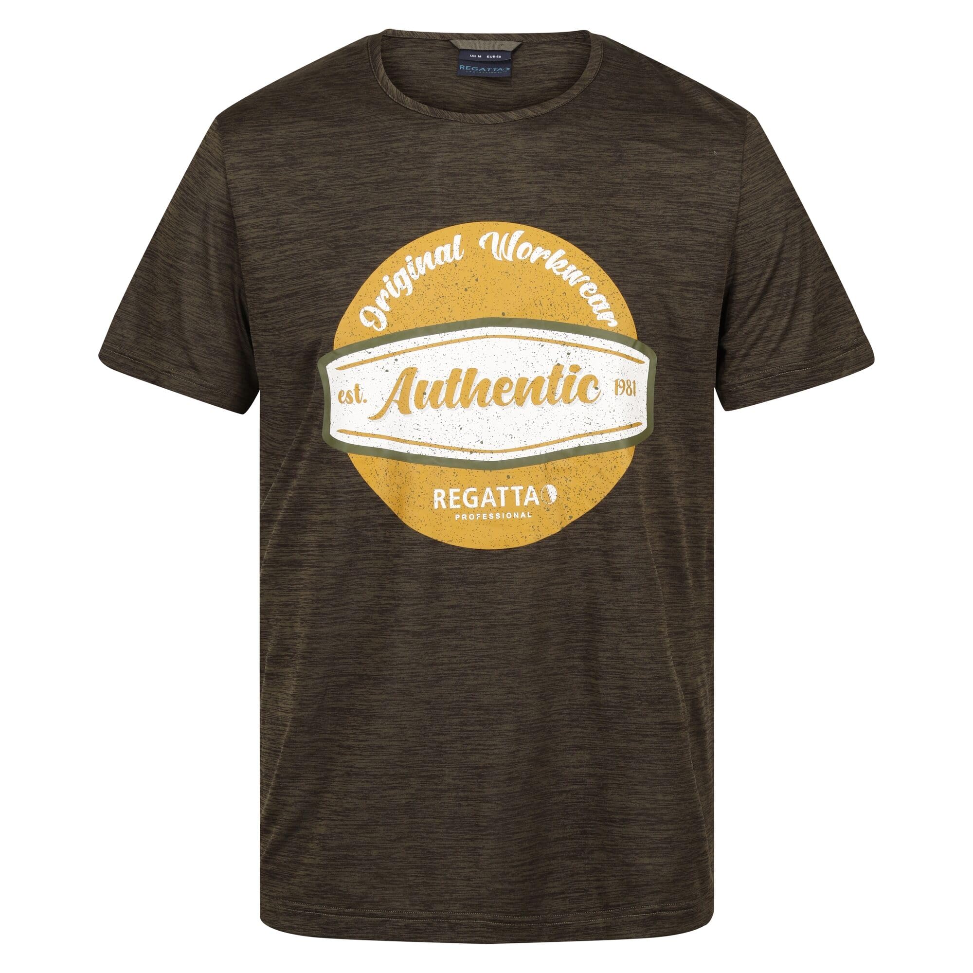 Regatta Mens Original Sweat Wickng T Shirt, Lightweight and Breathable Qick Drying Base Layer - Perfect for Lounging & Outdoors