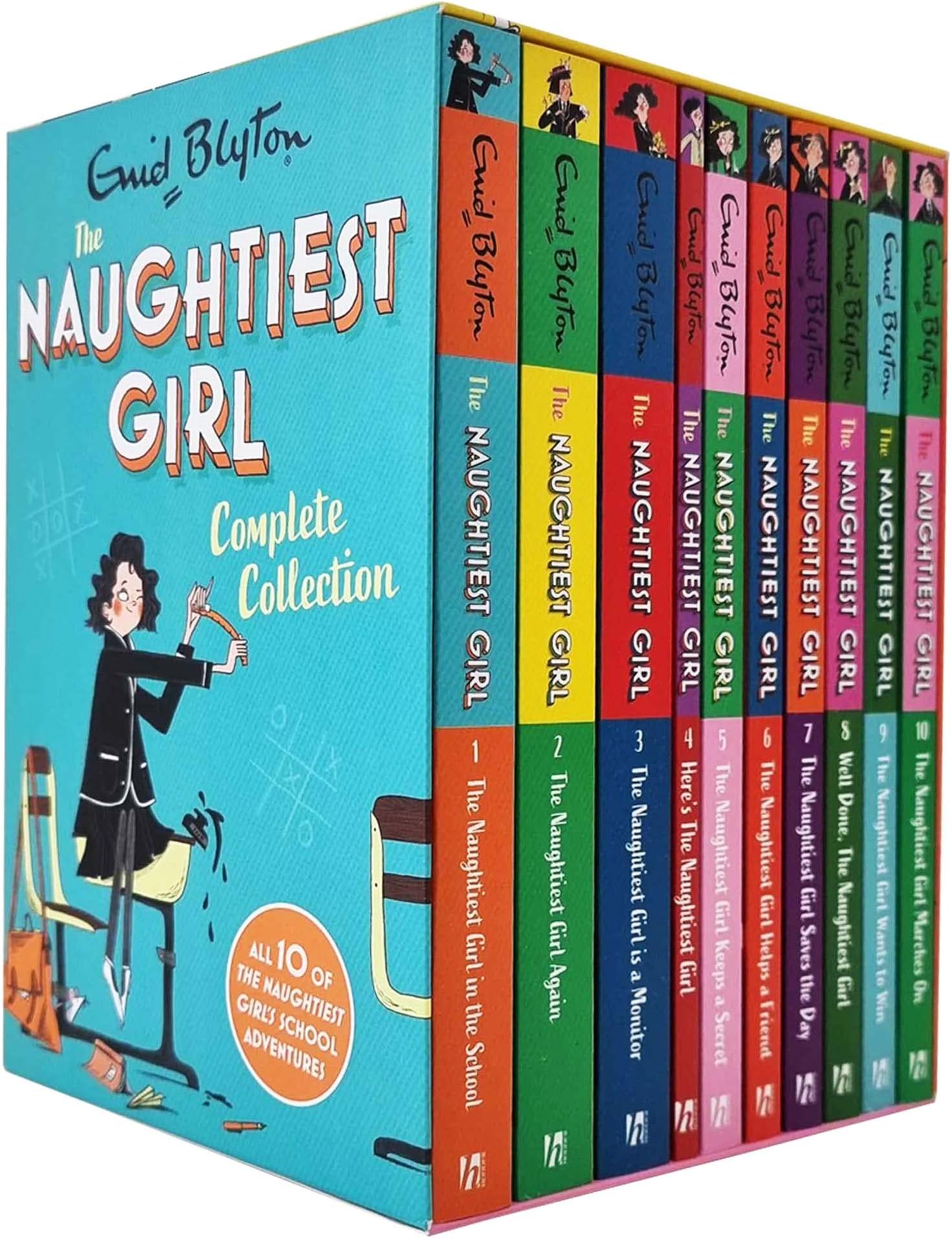 The Naughtiest Girl Set, 10 Books, RRP 49.99 (Naughtiest Girl in the School,...