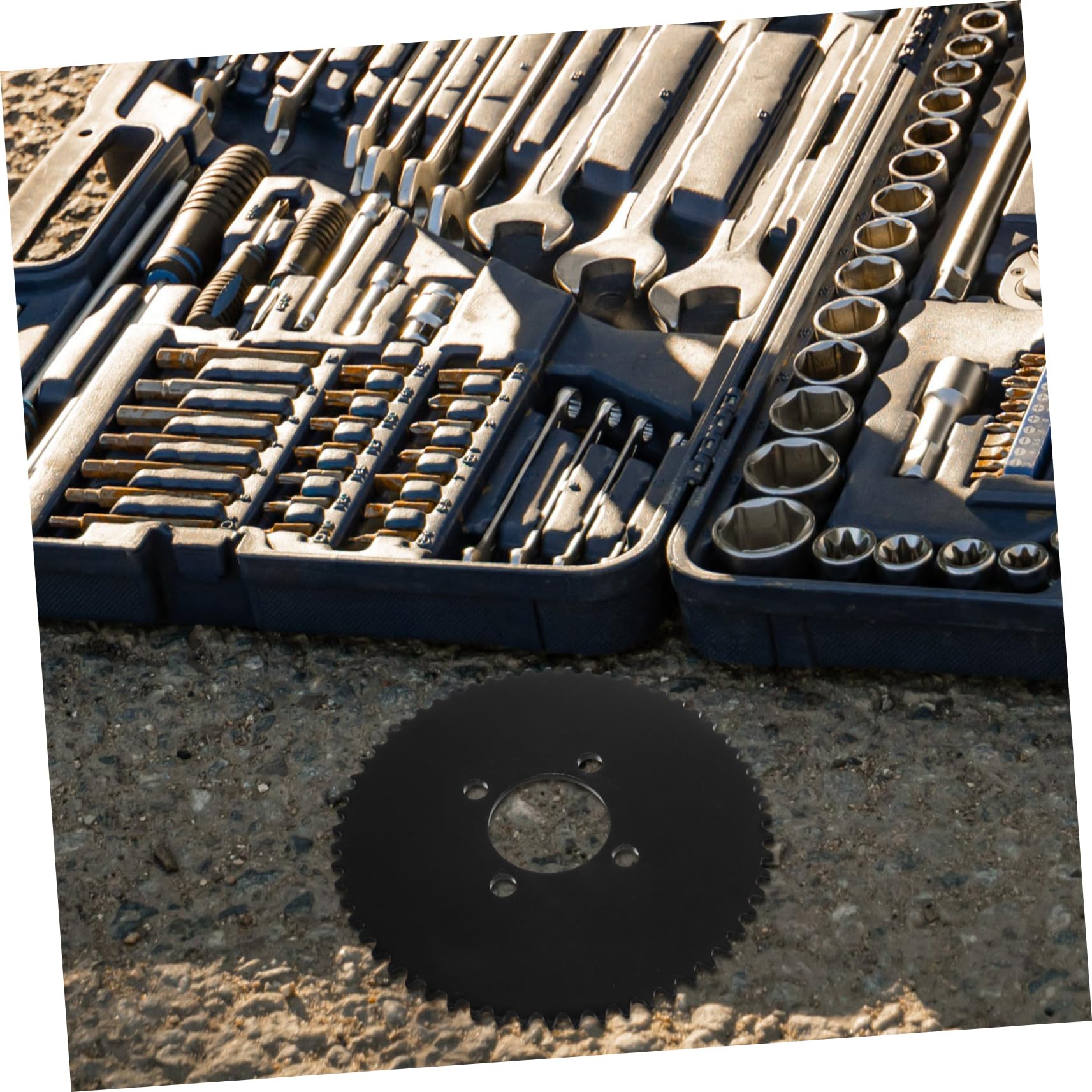 Amosfun Go Kart Kettenrad Atv Kettenrad Langlebiges Sprocket für Scooter für Rennstrecken Skateparks und Strände Einfache Installation Vielseitige Anwendung