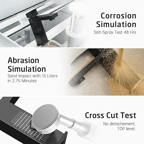 Miniatura 7 de KES Black Bathroom Faucet & Bathroom Sink Drain Without Overflow, Single Handle Type Faucet with Pop Up Drain Stopper Stainless Steel Matte Black,
