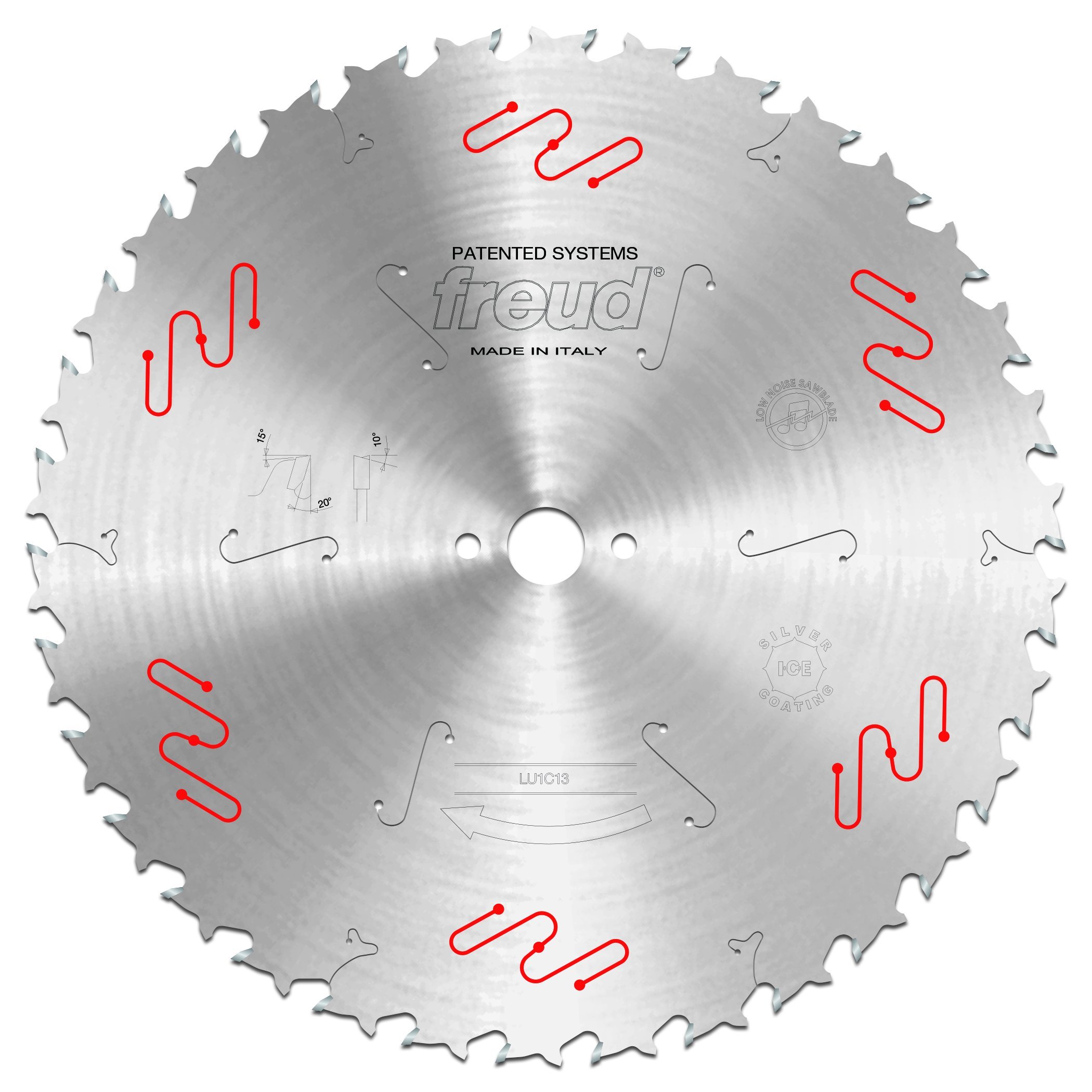 Freud LU1C13: 400mm x 34T Carbide Tipped Blade to Cut Solid Wood