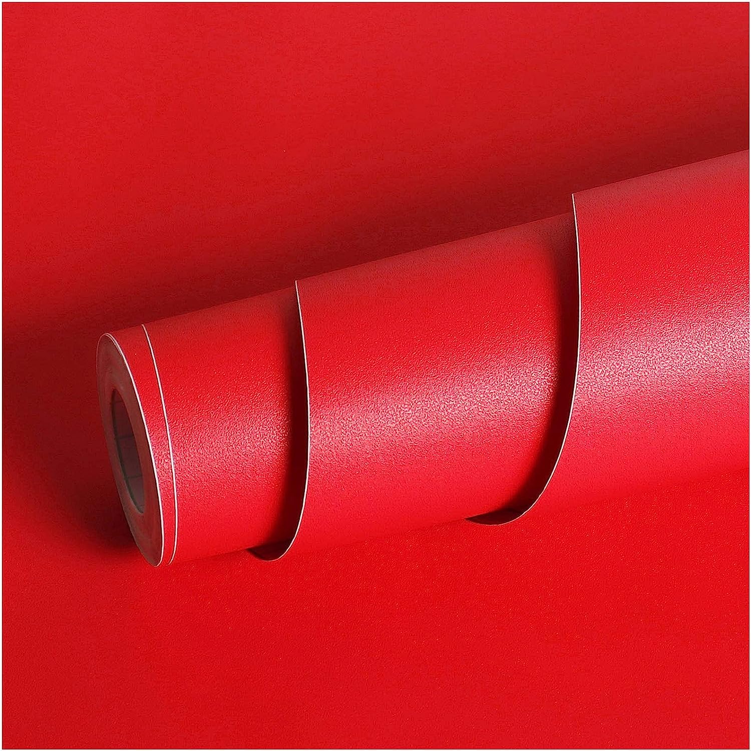 HAPPYMATES Vinyl Self-Adhesive Waterproof Wallpapers Wall Stickers for Wall Rolls Furniture Renovation Film Bedroom Home Decor PVC (24 Inch X 1 Meter, Matte Red) (B0CFYF5JSR) Amazon Price History, Amazon Price Tracker