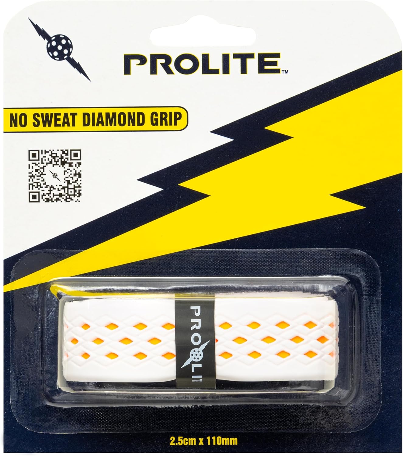 No-Sweat Diamond Grip for Pickleball Paddles, Tennis, Racquetball