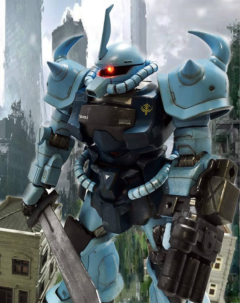 ロボット MG MS-07B-3 GOUF CUSTOM & RGM-79(G) MG MS-07B3 GOUF CUSTOM