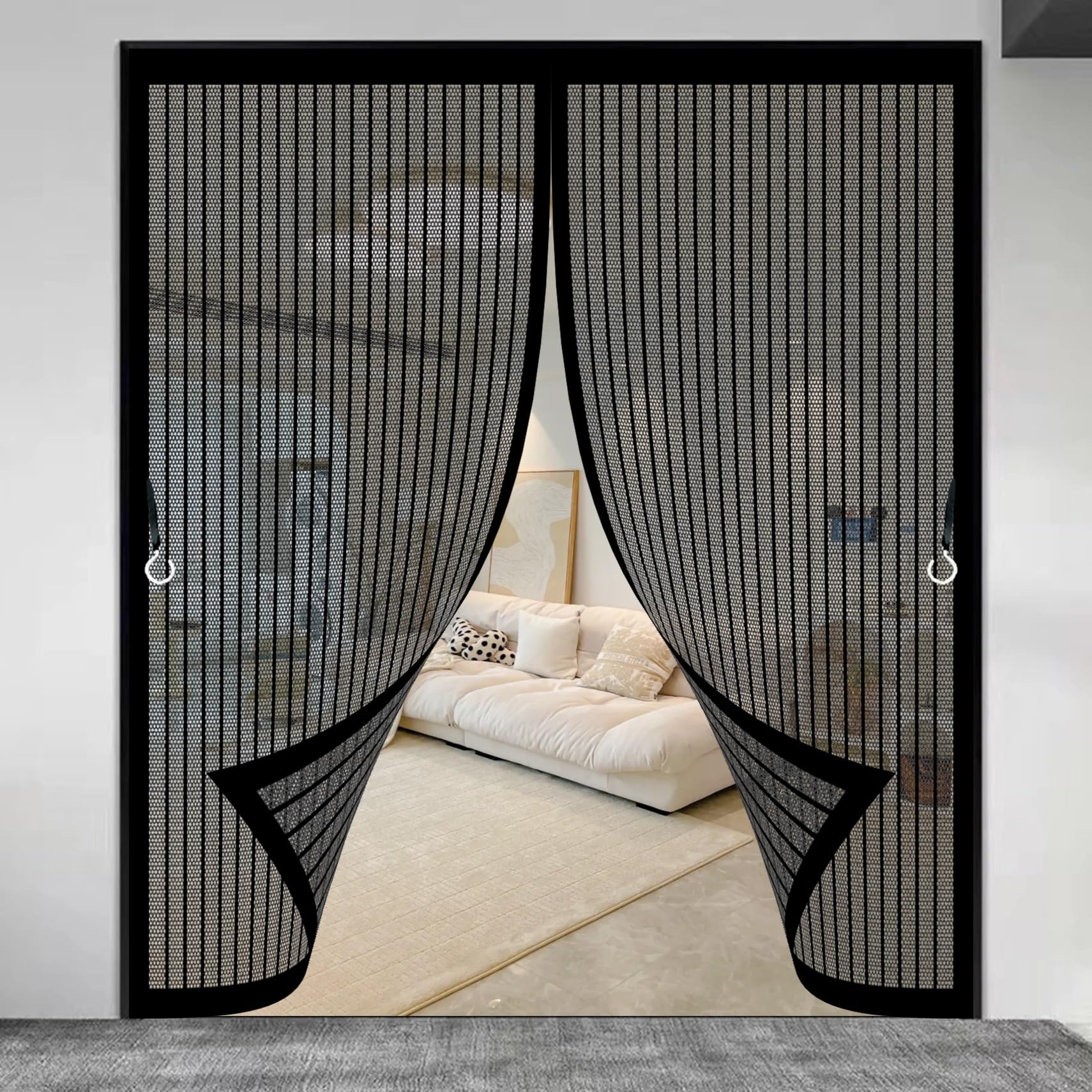 Moustiquaire pour porte 120 x 202 cm pour bloquer les insectes