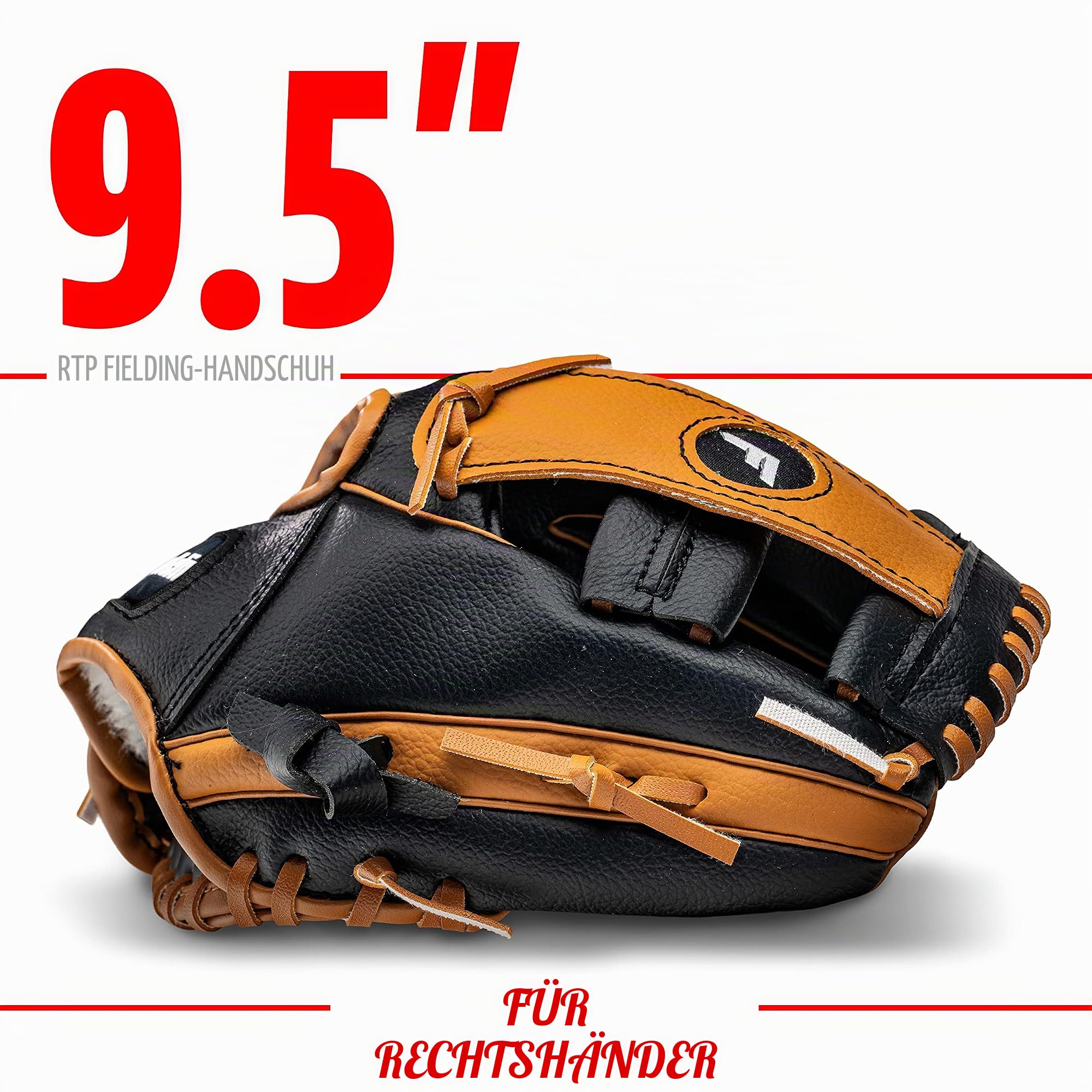 Franklin Sports RTP Kinder Baseballhandschuhe – Teeball-Handschuh + Ball Set – Jungen + Mädchen Teeball Handschuh Set – Kinder + Kleinkinder – 24,1 cm