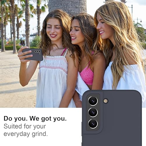 Miniatura 7 de DEENAKIN Funda para Samsung Galaxy S22, funda protectora de goma de gel de silicona suave y flexible, ajuste delgado, cuerpo completo, a prueba de