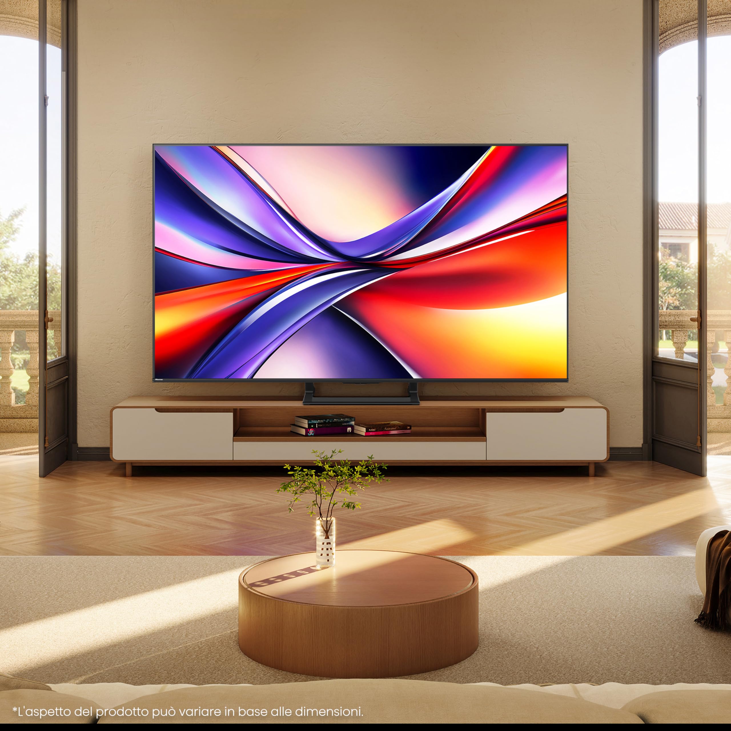 Hisense TV 50" QLED 4K 50A72Q Smart VIDAA U8 Dolby Vision HDR 10+ Game Mode Plus Dolby Atmos Alexa