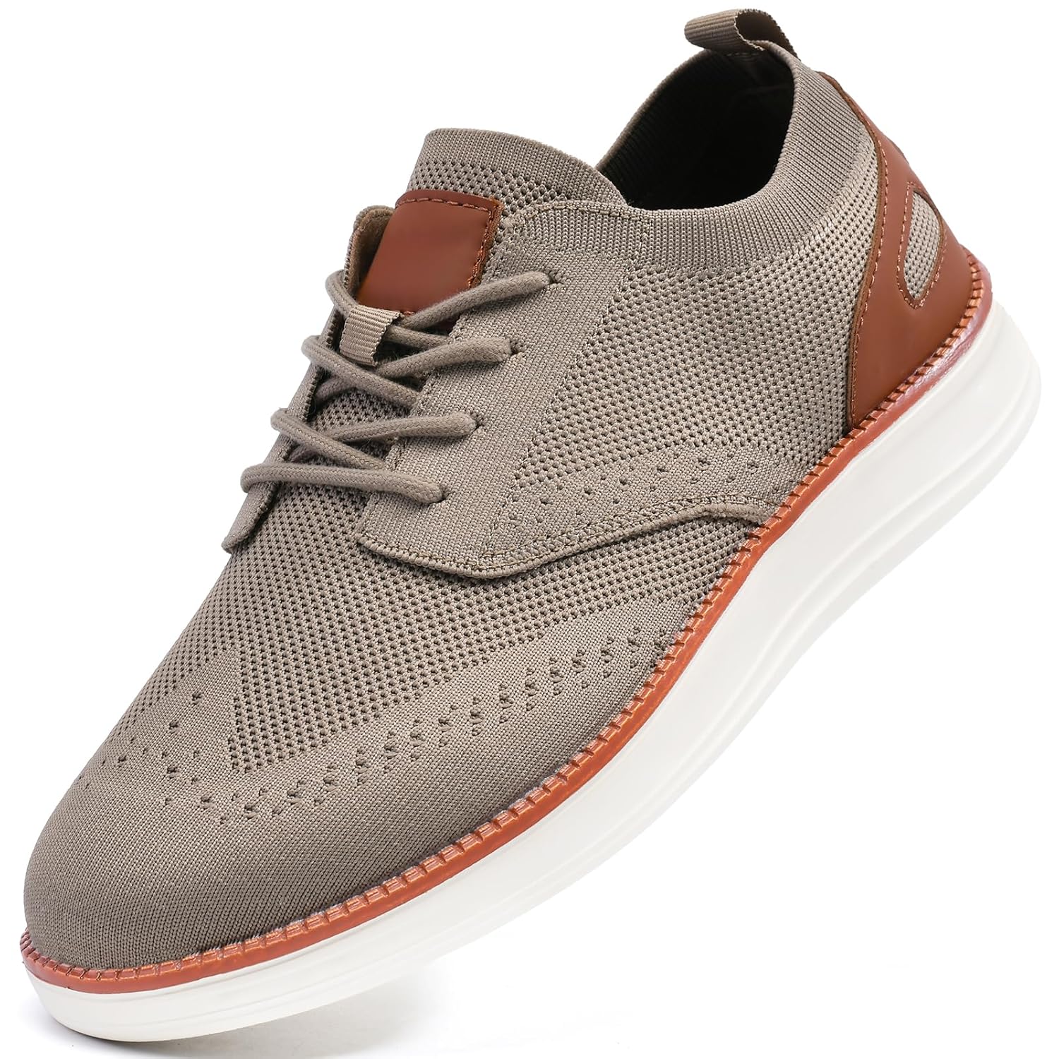 Mens Breeze Casual Sneakers Oxfords Lace-Up Lightweight Walking Shoes