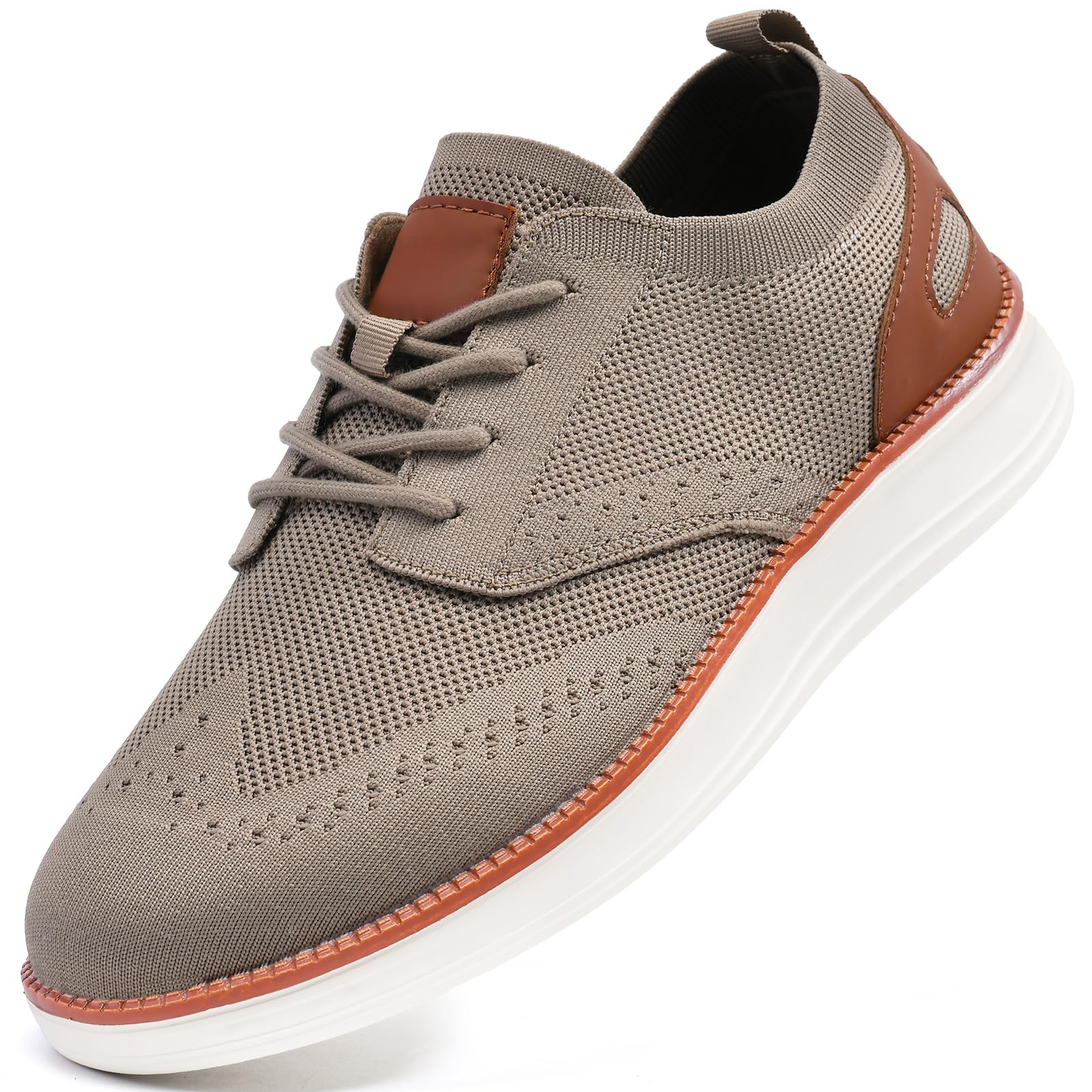 Mens Breeze Casual Sneakers Oxfords Lace-Up Lightweight Walking Shoes