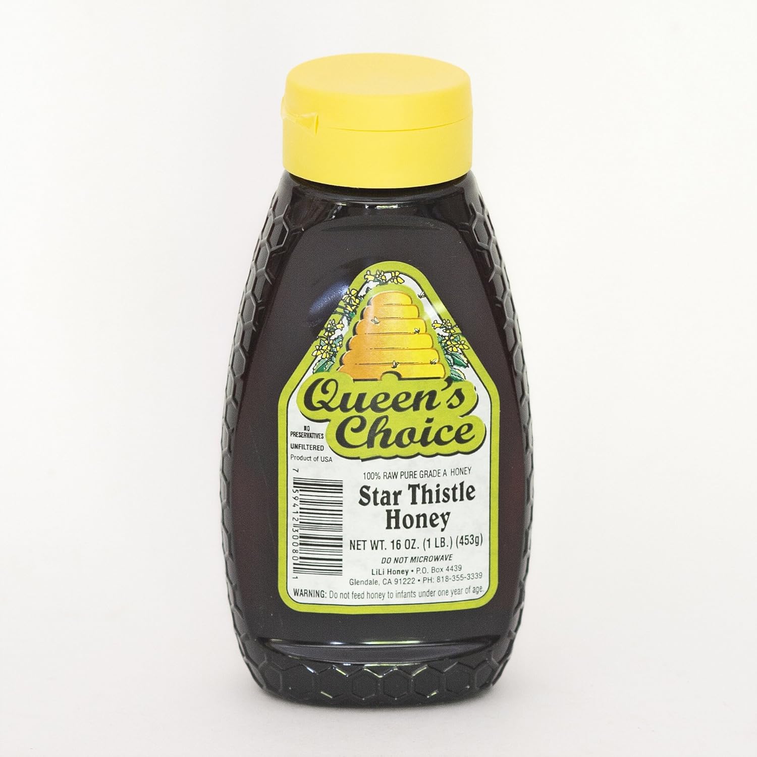 California Raw Star Thistle Honey 16 Oz. 1LB 453g Pure Natural Grade A Gift Wrapped