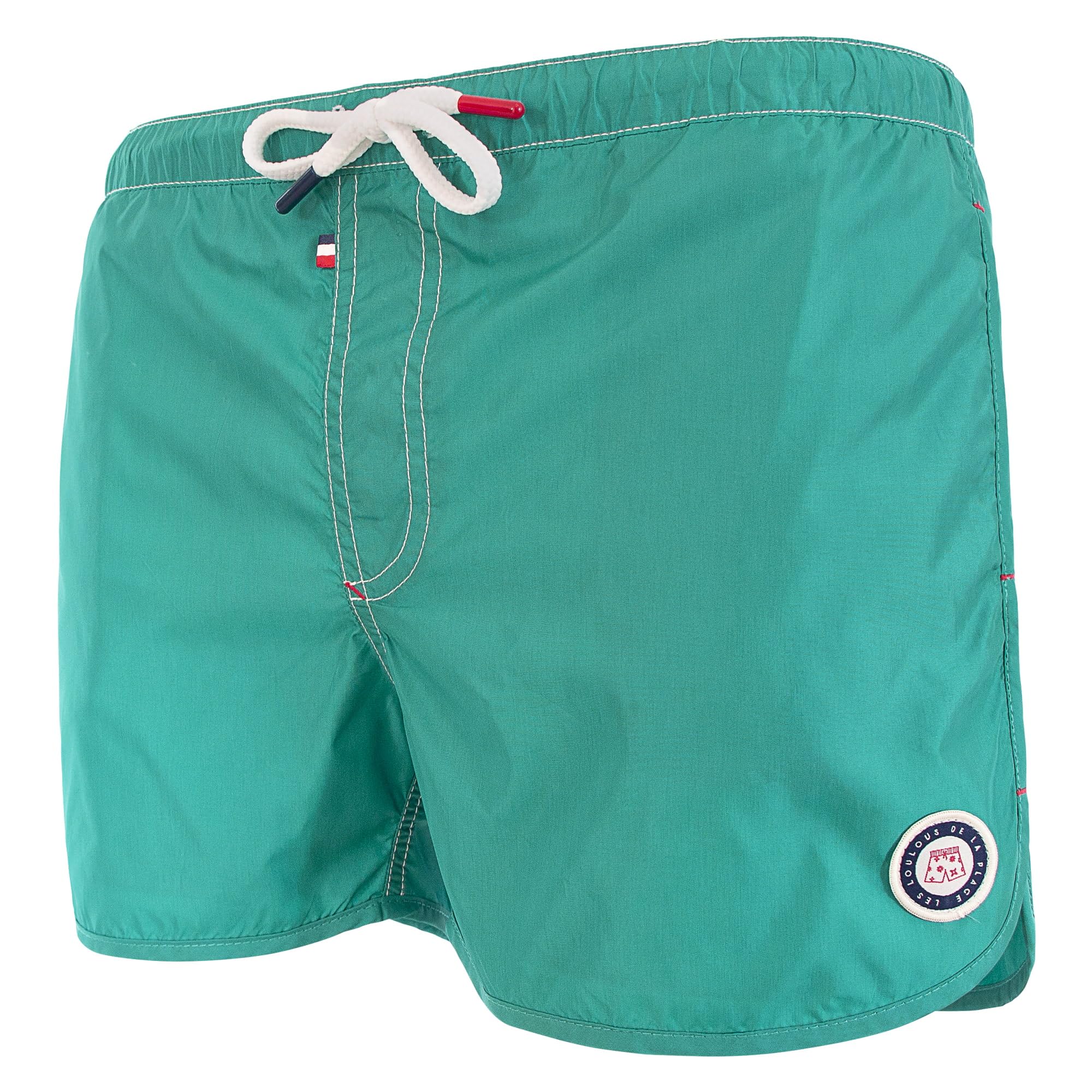 Maillot Short de Bain Homme Court et Moulant Moréa Sport Bleu Turquoise, Gris, Vert, Aqua ou Corail