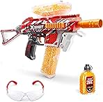 XSHOT Hyper Gel Trace Fire Blaster, Semi and Fully Automatic Gel Blaster & 10,000 Gellets, 600 Capacity Hopper & 850 Capacity Mag, Ages 14 & Up by ZURU