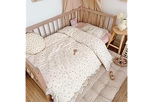 BuLuTu Floral Zipper Toddler Bedding: Sweet Dreams for Little Ones