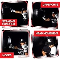 Vista 8 de PROLAST Wrecking Ball Heavy Punching Bag for Adults, Hook and Uppercut, Body Snatcher, Boxing, MMA, Muay Thai, 65 lbs