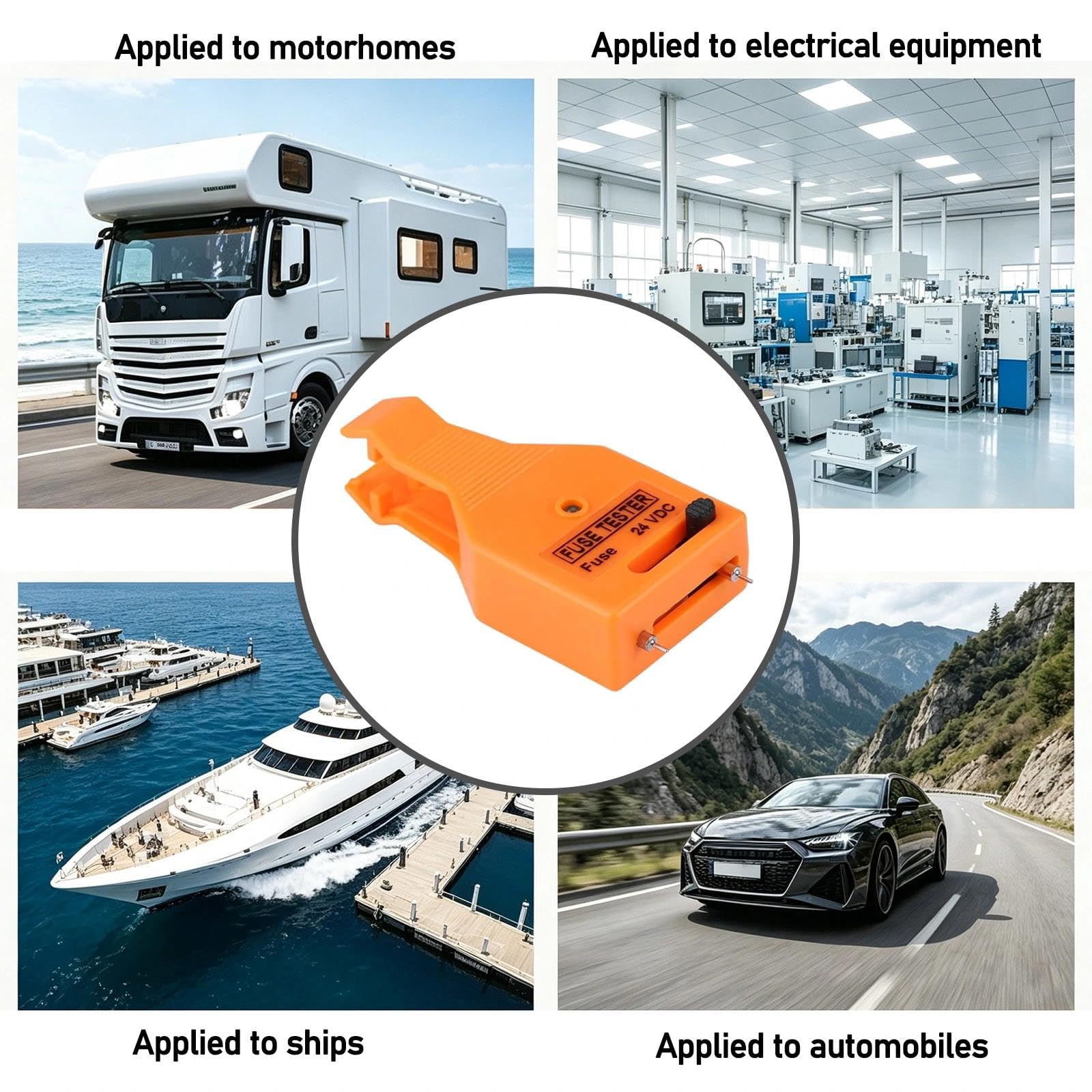 tester fusibili auto,Auto Tester per Fusibile Automobilistica Multifunzionale Strumento La Rimozione dell'Estrattore di Fusibili per Fusibile di Mini Standard con Indicatore LED(A)