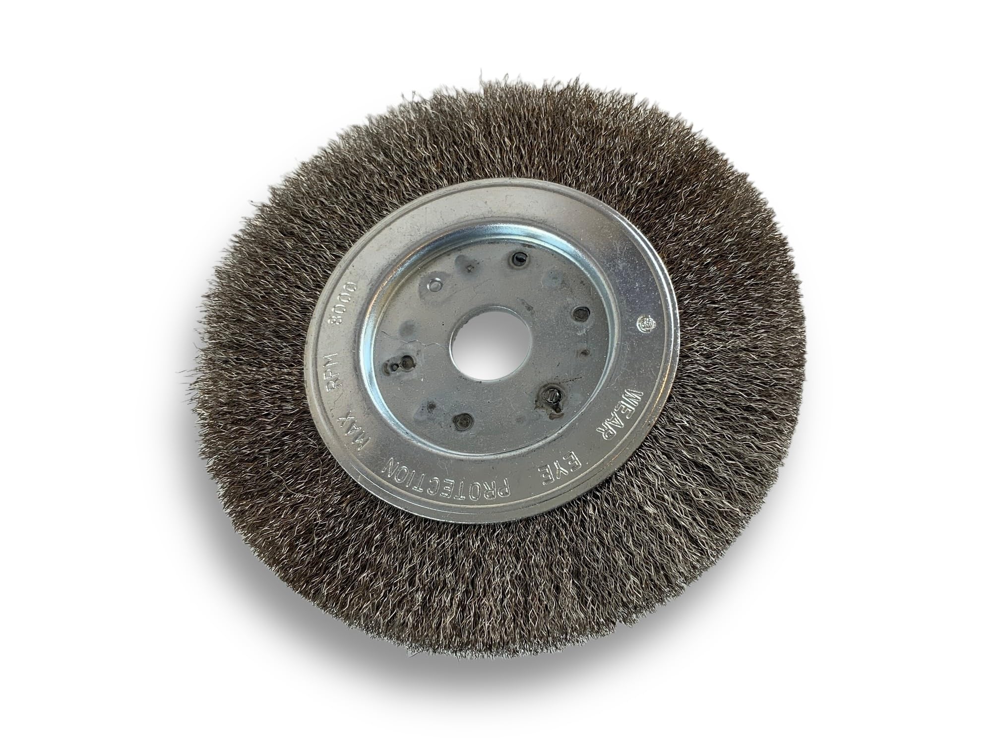 Kibros Brosse circ. touret INOX fil souple Ø 150 mm 1 rang