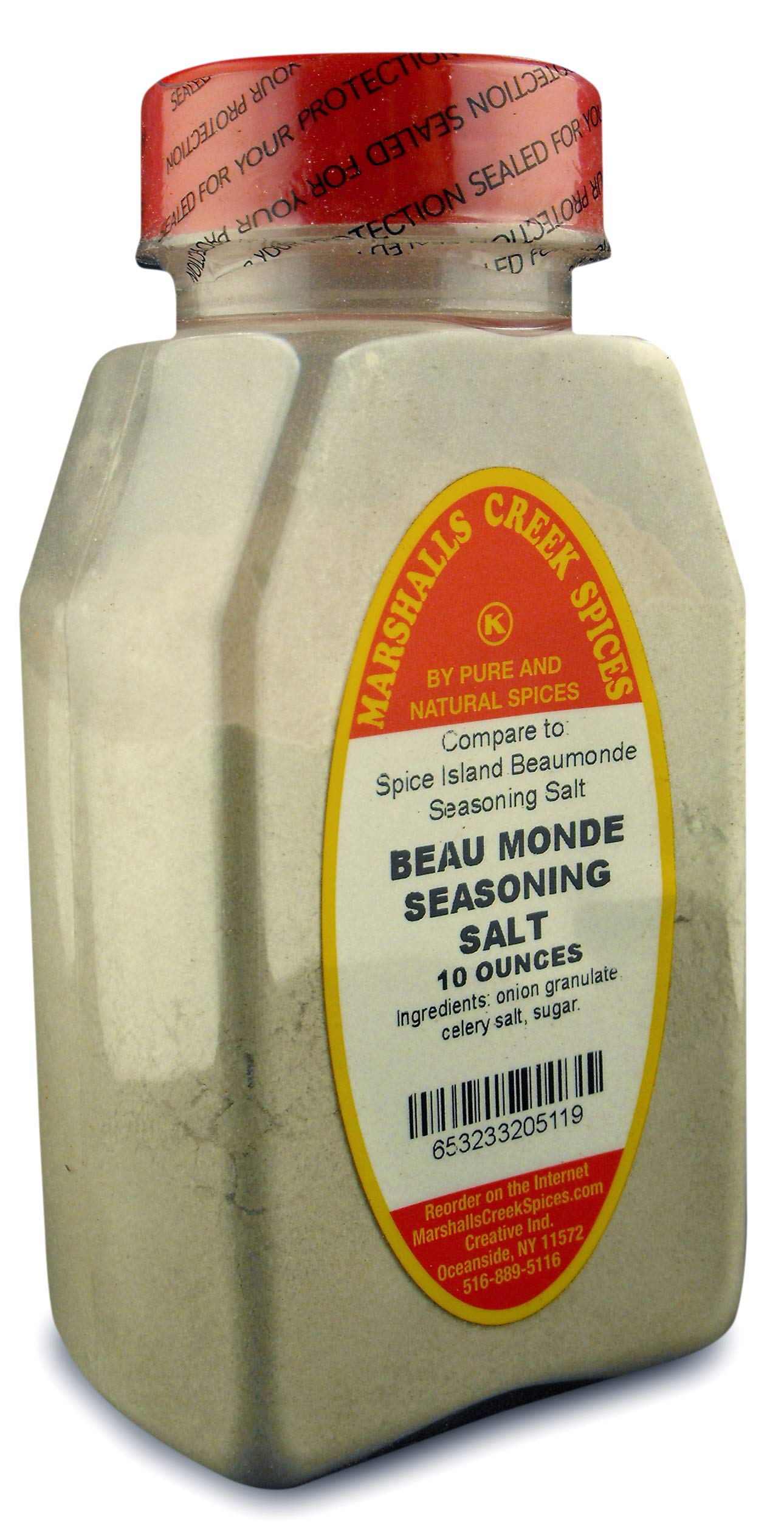 Marshalls Creek SpicesNew Size Beau Monde Seasoning,Compare to Spice Island Beau Monde Seasoning Salt 10 oz
