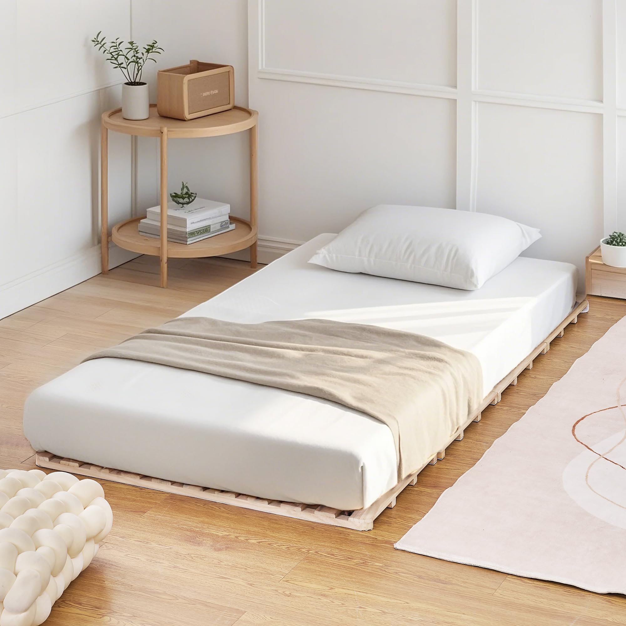 折りたたみベッド 木製 スラットデザイン　①　すのこ 折りたたみベッド 木製 スラットデザイン①すのこ