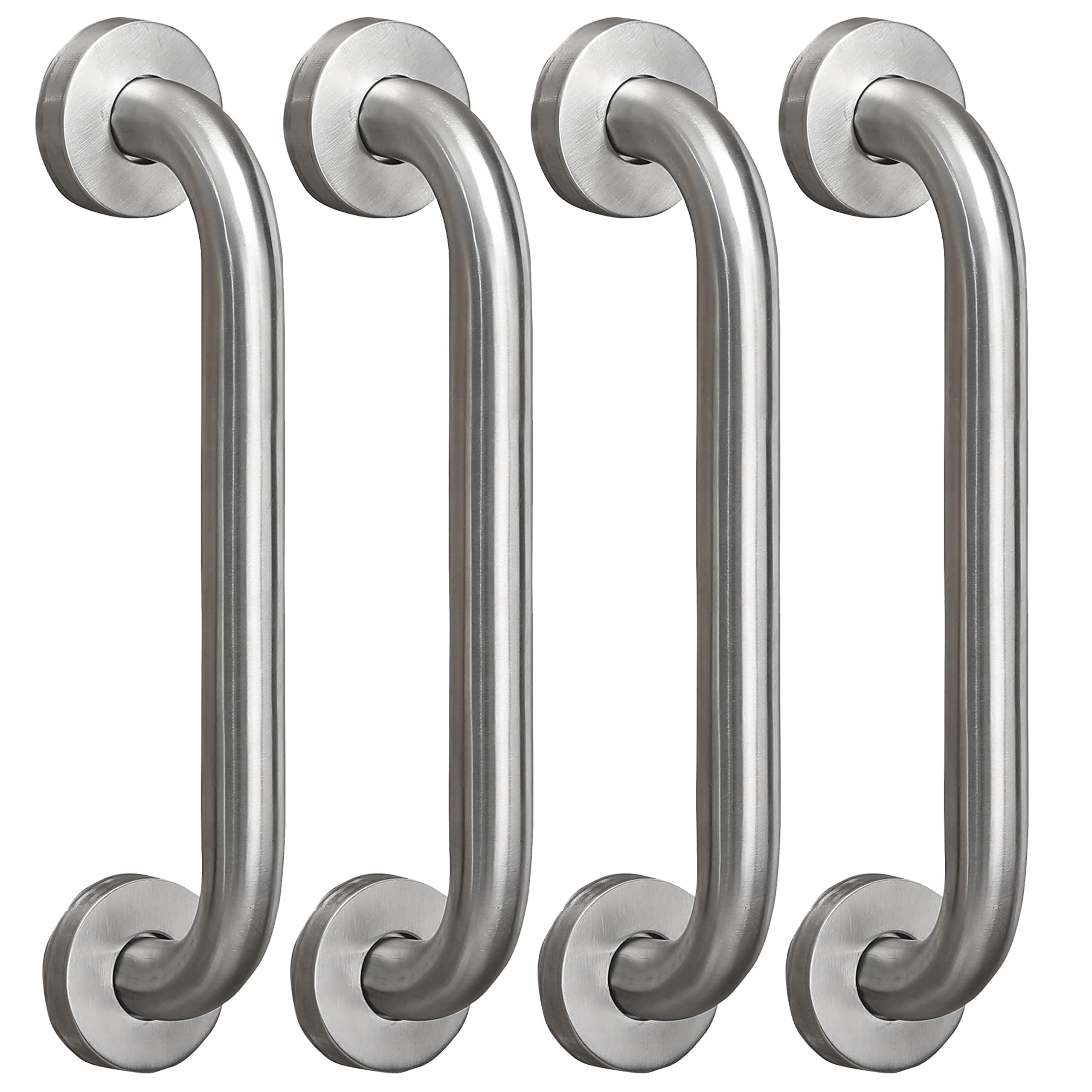 FORTUNE Stainless Steel Grab Bar for Bathroom & Bathtub Wall Mounted Safety Hand Support Rail Matt Finish - Balance Handle - Towel Bar - (10 Inch, Pack of 4) (B0D183278W) Amazon Price History, Amazon Price Tracker